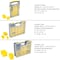 Stalwart Storage Organizer Tool Box Set - 4 Plastic Organizers with Compartments by Yellow/Black 75-MJ4645102 - alternate 2